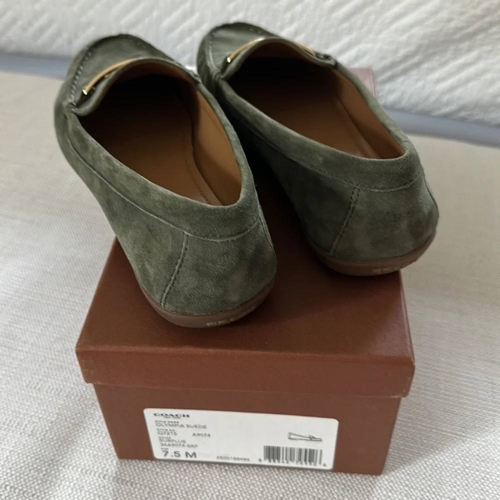 Coach Olympia Suede Flats - Picture 2 of 7